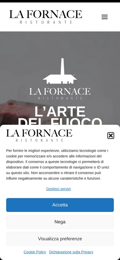 La prima schermata della home di oggi sul telefono, col banner dei cookie